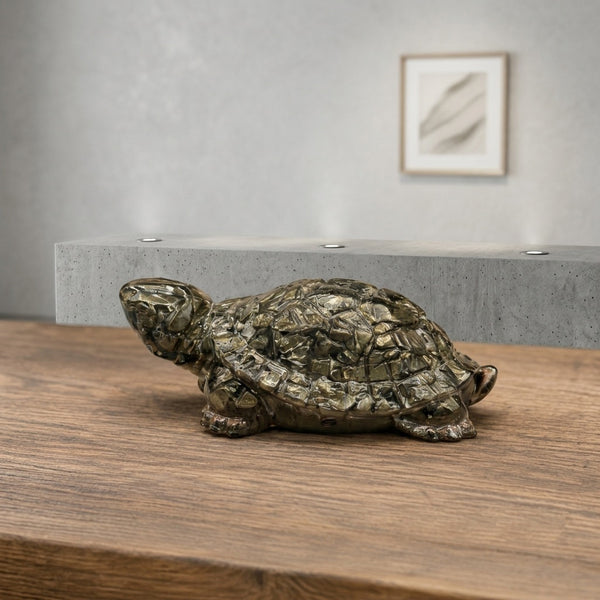 Pyrite Tortoise (Kacchua)– Wealth & Stability Energy Symbol