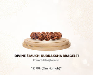 5 Mukhi Nepali Rudraksha Bracelet
