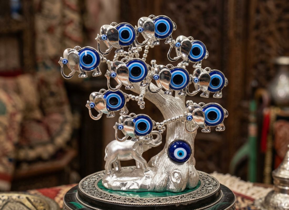 ELEPHANT EVIL EYE TREE