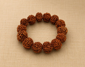 6 Mukhi Nepali Rudraksha Bracelet