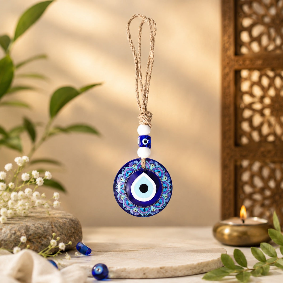 Big Blue Evil Eye Hanging