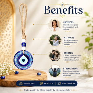 Big Blue Evil Eye Hanging