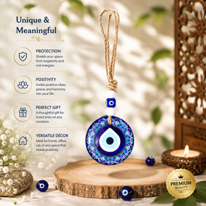Big Blue Evil Eye Hanging
