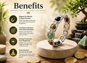 Dhanyog Metal Bracelet for Wealth, Prosperity & Good Fortune
