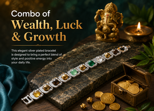 Dhanyog Metal Bracelet for Wealth, Prosperity & Good Fortune