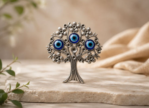 Evil Eye Tree with Magnet for Nazar Protection & Feng Shui Decor