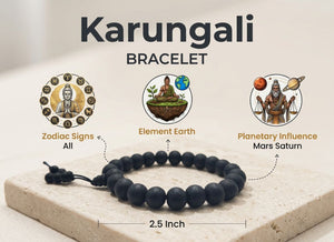 Karungali Bracelet 10mm for Spiritual Wellness and Daily Wear