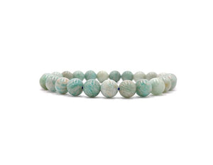 Amazonite Bracelet Natural Amazonite Crystal Beads for Calm & Positive Energy