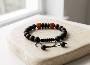 Karungali Damru Bracelet Natural Karungali Beads Spiritual Jewellery