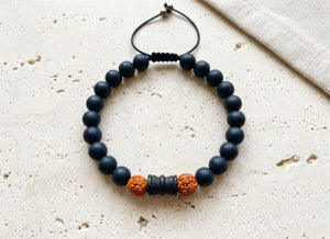 Karungali Damru Bracelet Natural Karungali Beads Spiritual Jewellery
