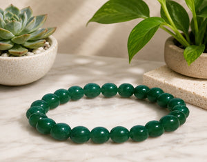 Green Jade Bracelet- Harmony, Prosperity & Emotional Balance