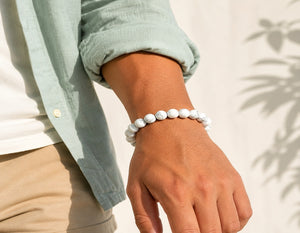 Howlite Bracelet-“Stone of Calmness, Patience & Inner Peace"