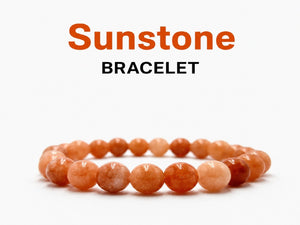 Sunstone Crystal Beads Bracelet