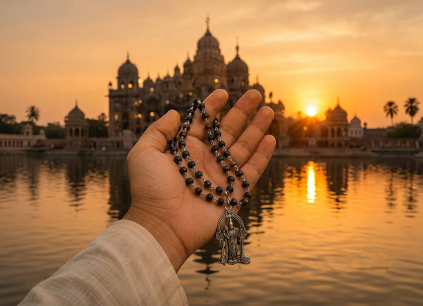 Karungali Mala with Murugan Pendant