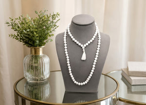 Howlite Mala – Calm Mind & Inner Peace Crystal Mala