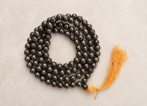 Pyrite Crystal Beads Mala Spiritual Necklace