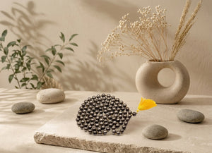 Pyrite Crystal Beads Mala Spiritual Necklace