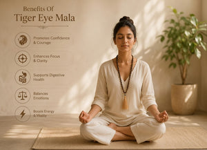 Tiger Eye Mala – Shield of Confidence & Inner Strength