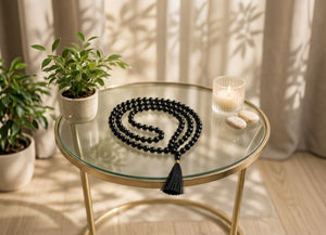 Black Tourmaline Mala (Protection & Grounding Power Beads)