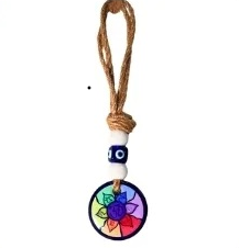 Blue Multi Evil Eye Hanging Wall Decor for Vastu & Protection