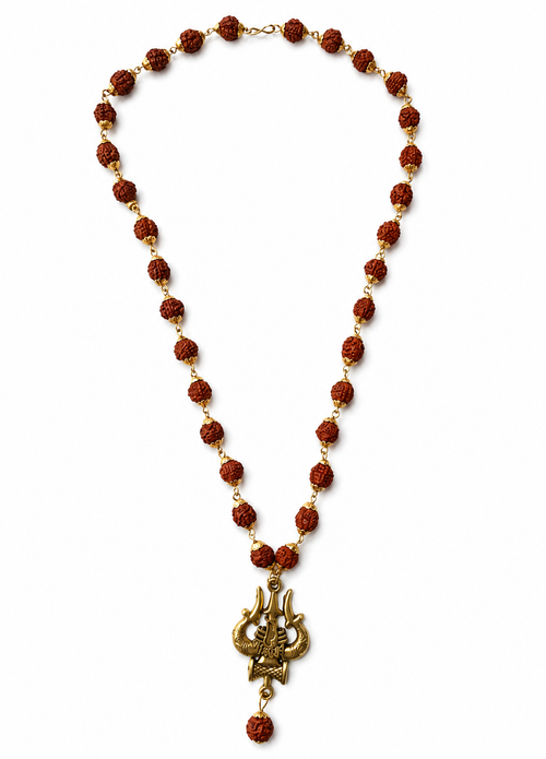 Trishul Mahakal Mala for Spiritual Wear and Devotional Elegance