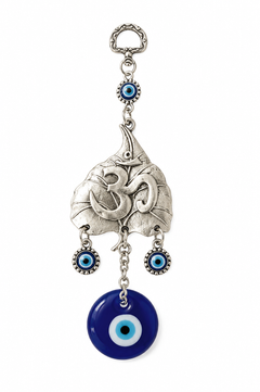 Leaf Evil Eye Hanging for Nazar Protection and Home Decor