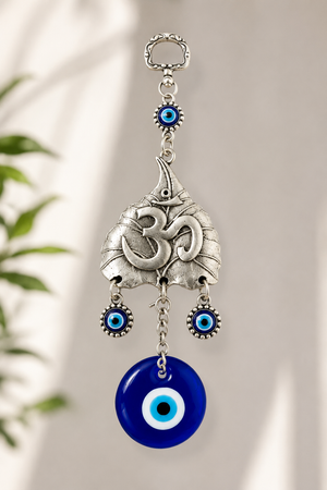 Leaf Evil Eye Hanging for Nazar Protection and Home Decor