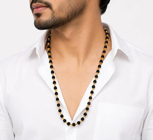 Rudraksha Golden Black Mala