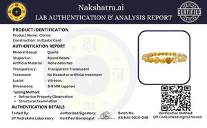 Citrine Bracelet- “Attract Wealth, Joy & Success”