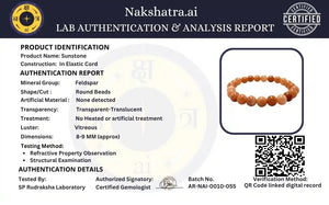 Sunstone Crystal Beads Bracelet