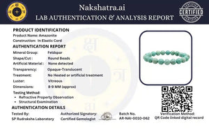Amazonite Bracelet Natural Amazonite Crystal Beads for Calm & Positive Energy