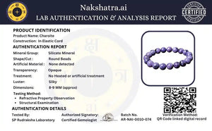 Charoite Bracelet- “The Stone of Spiritual Strength”