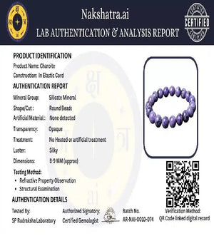 Calm & Positive Energy Crystal Duo – Charoite Bracelet & Mala