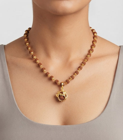 OM Rudraksha Mala