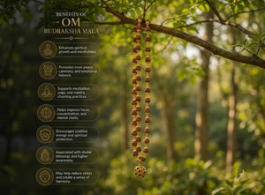 OM Rudraksha Mala