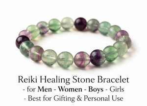 Fluorite Crystal Beads Bracelet Spiritual Jewellary