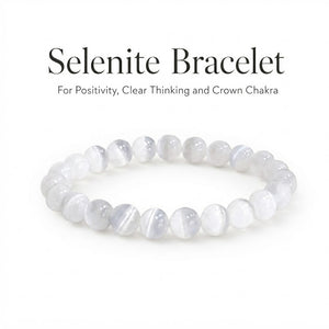 Selenite Bracelet- “Cleanse Your Energy, Calm Your Soul”
