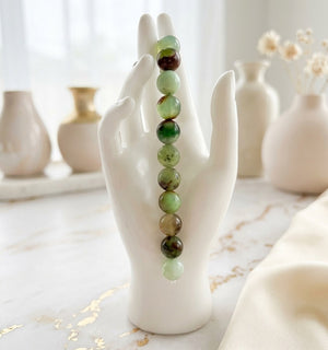 Chrysoprase Crystal Beads Bracelet Jewellery