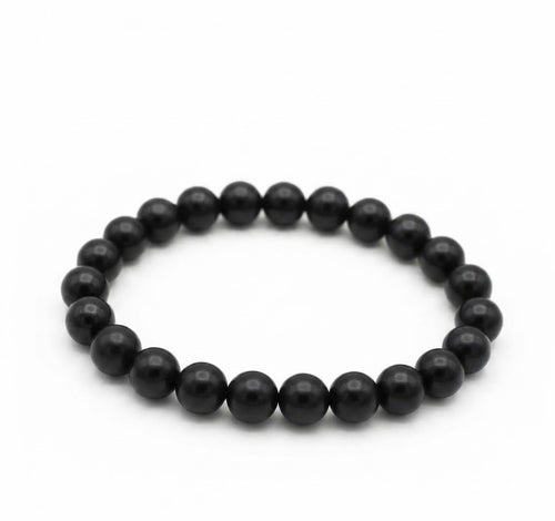 Natural Shungite Crystal Beads Bracelet