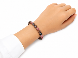 Natural Rhodonite Bracelet – Love, Emotional Balance & Positive Energy