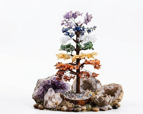 7 Chakra Crystal Tree – 1500 Beads for Vastu Healing & Positive Energy Decor