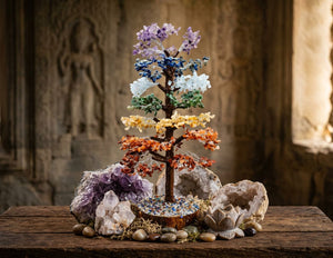 7 Chakra Crystal Tree – 1500 Beads for Vastu Healing & Positive Energy Decor