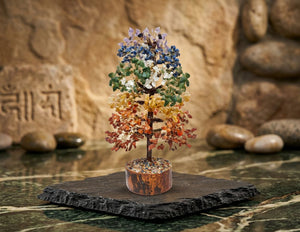 7 Chakra Crystal Tree – 1000 Beads for Vastu Healing & Positive Energy Decor
