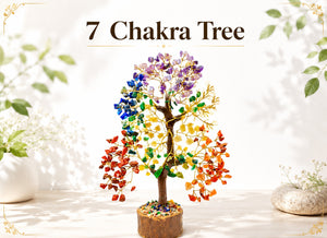 7 Chakra Crystal Tree – 300 Beads for Vastu Healing & Positive Energy Decor
