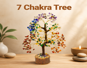 7 Chakra Crystal Tree 200 Beads for Vastu Healing and Positive Energy Decor