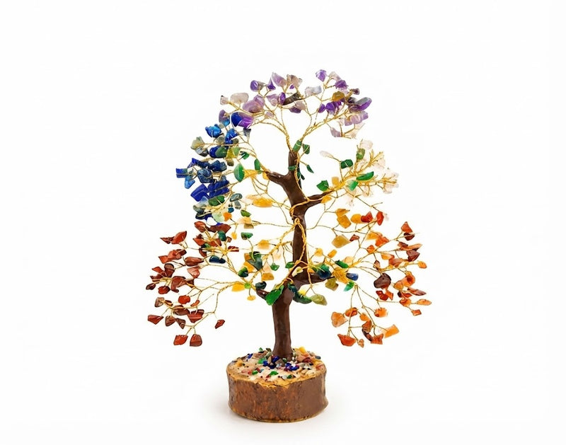 7 Chakra Crystal Tree 200 Beads for Vastu Healing and Positive Energy Decor