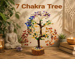 7 Chakra Crystal Tree 200 Beads for Vastu Healing and Positive Energy Decor