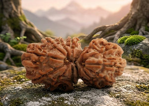 Natural Gauri Shankar Rudraksha Nepali Spiritual Bead