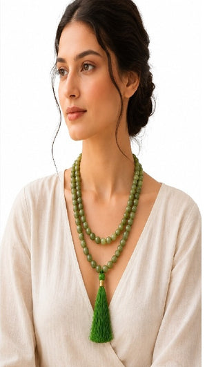 Renewal & Heart Harmony Collection – Chrysoprase Bracelet & Mala