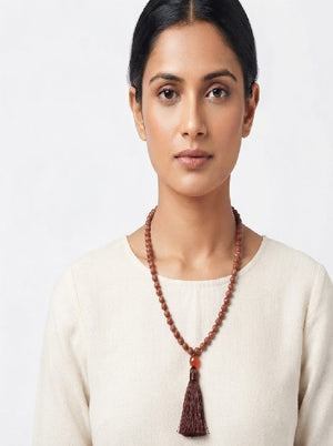 Strength & Grounding Stone Set – Red Jasper Bracelet & Mala